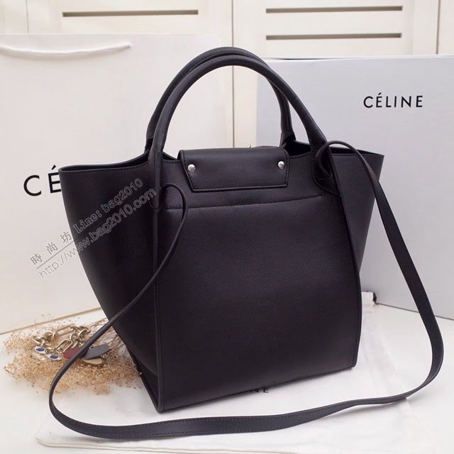 Celine女包 賽琳平紋小牛皮手袋 Céline big bag Celine手提肩背包 183313  slyd2127